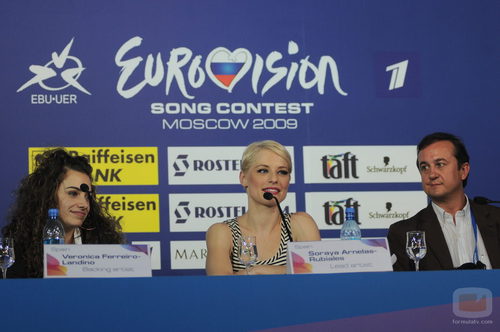 Soraya Arnelas en el Festival de Eurovisión