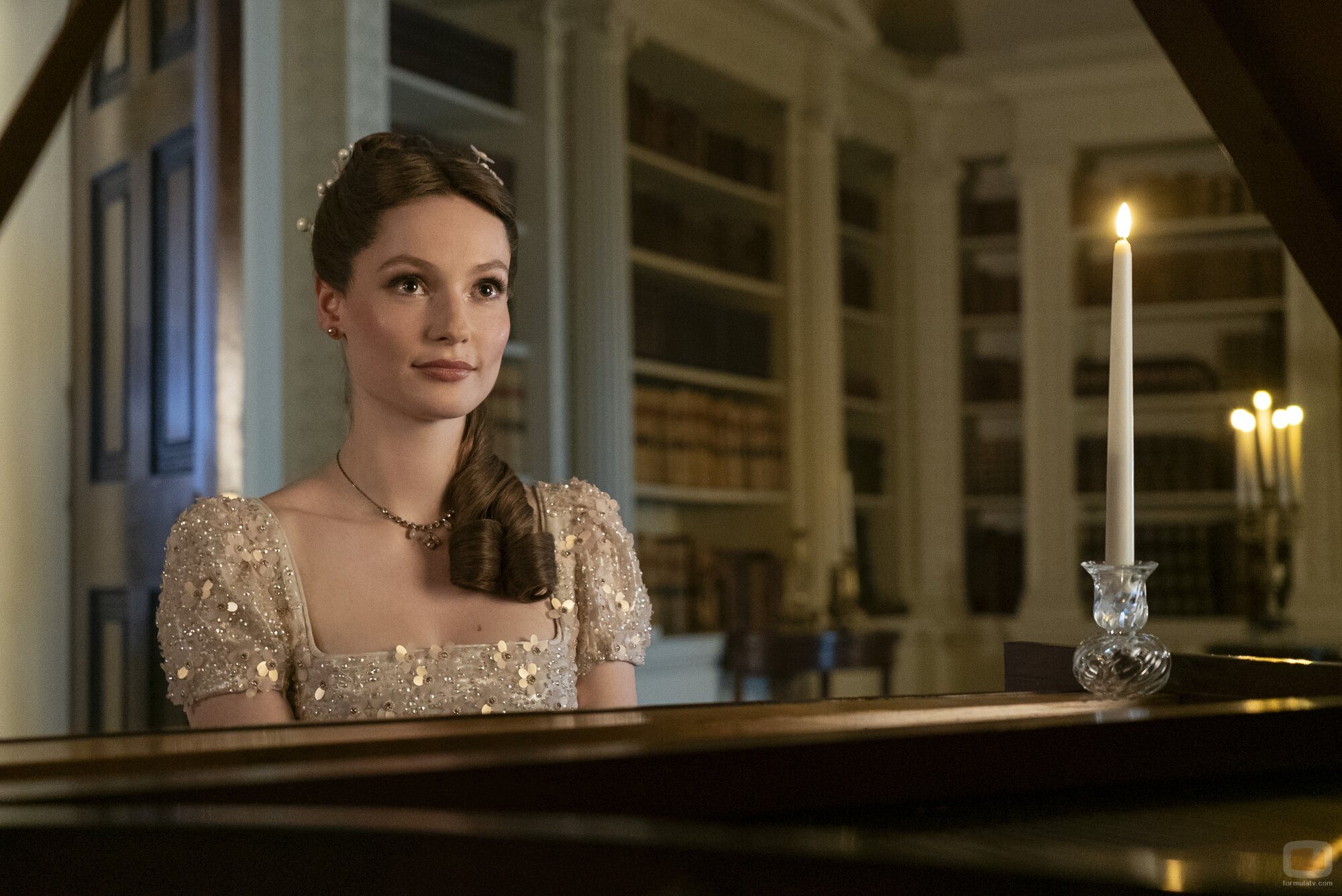 Hannah Dodd en 3x02 'Bajo la luz de la luna' de 'Los Bridgerton'