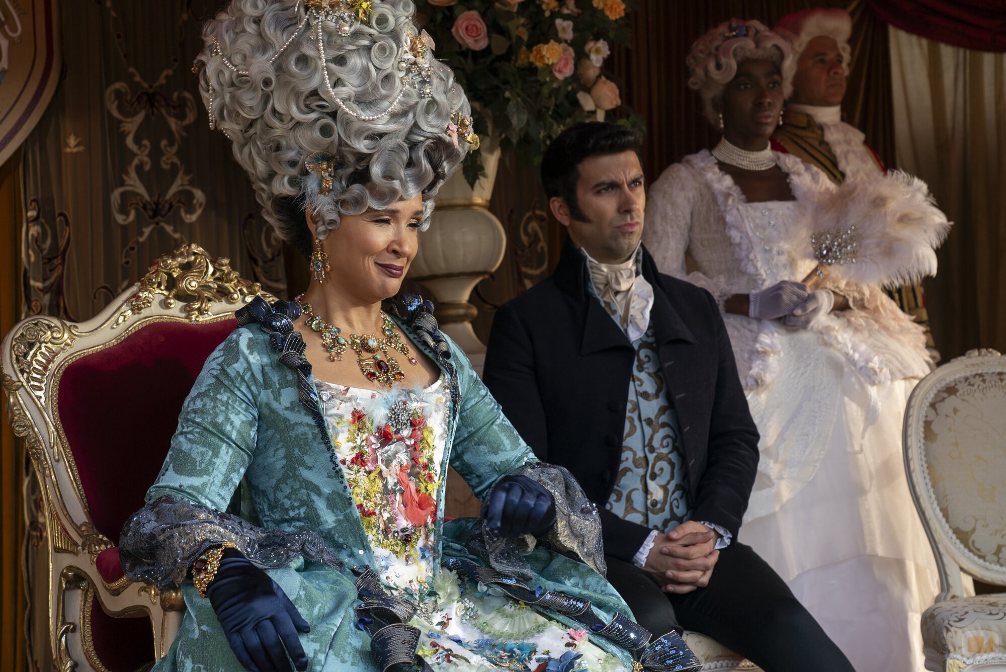Golda Rosheuvel en el 3x03 de 'Los Bridgerton'