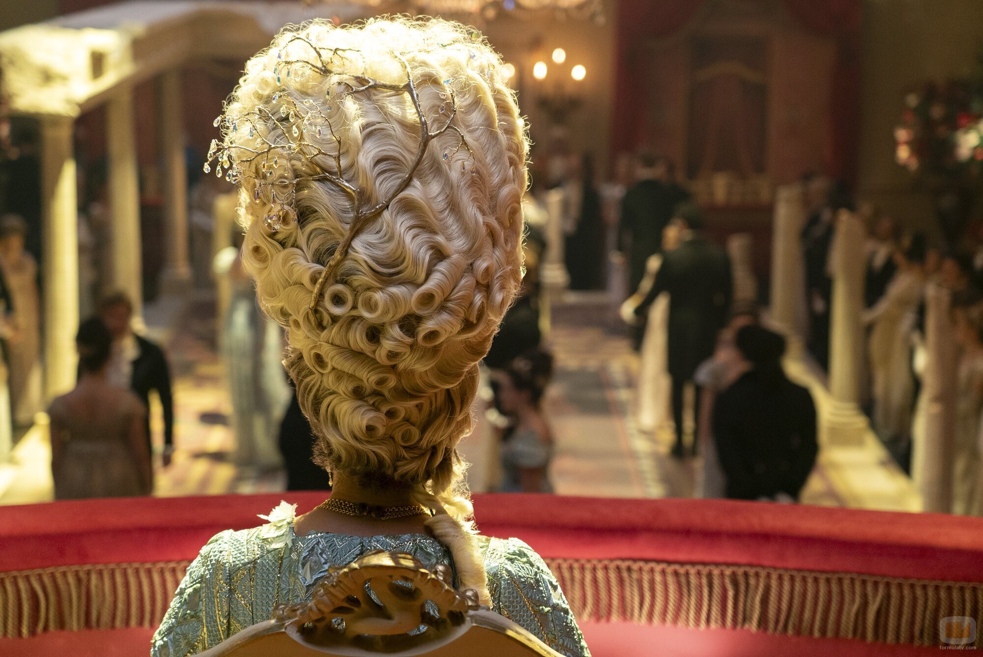 Golda Rosheuvel en 'Viejas amistades' de 'Los Bridgerton'