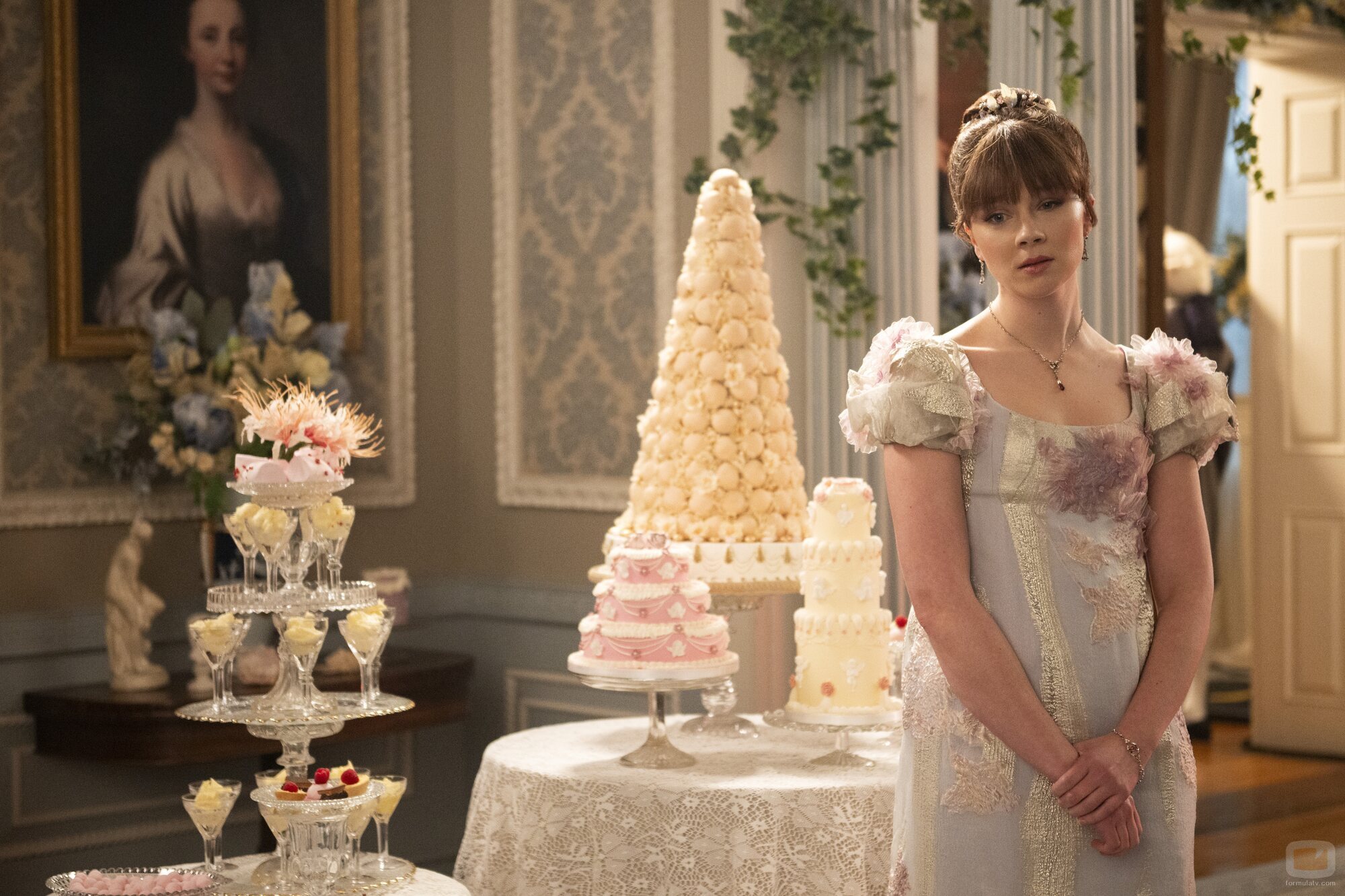 Claudia Jessie en el 3x05 de 'Los Bridgerton'