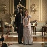 Hannah Dodd y Victor Alli en el 3x06 de 'Los Bridgerton'