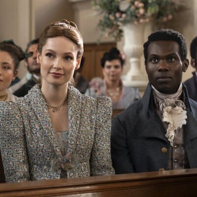 Hannah Dodd y Victor Alli en 'Seduciendo a Mr. Bridgerton' de 'Los Bridgerton'