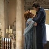 Nicola Coughlan y Luke Newton en el 'Seduciendo a Mr. Bridgerton' de 'Bridgerton'