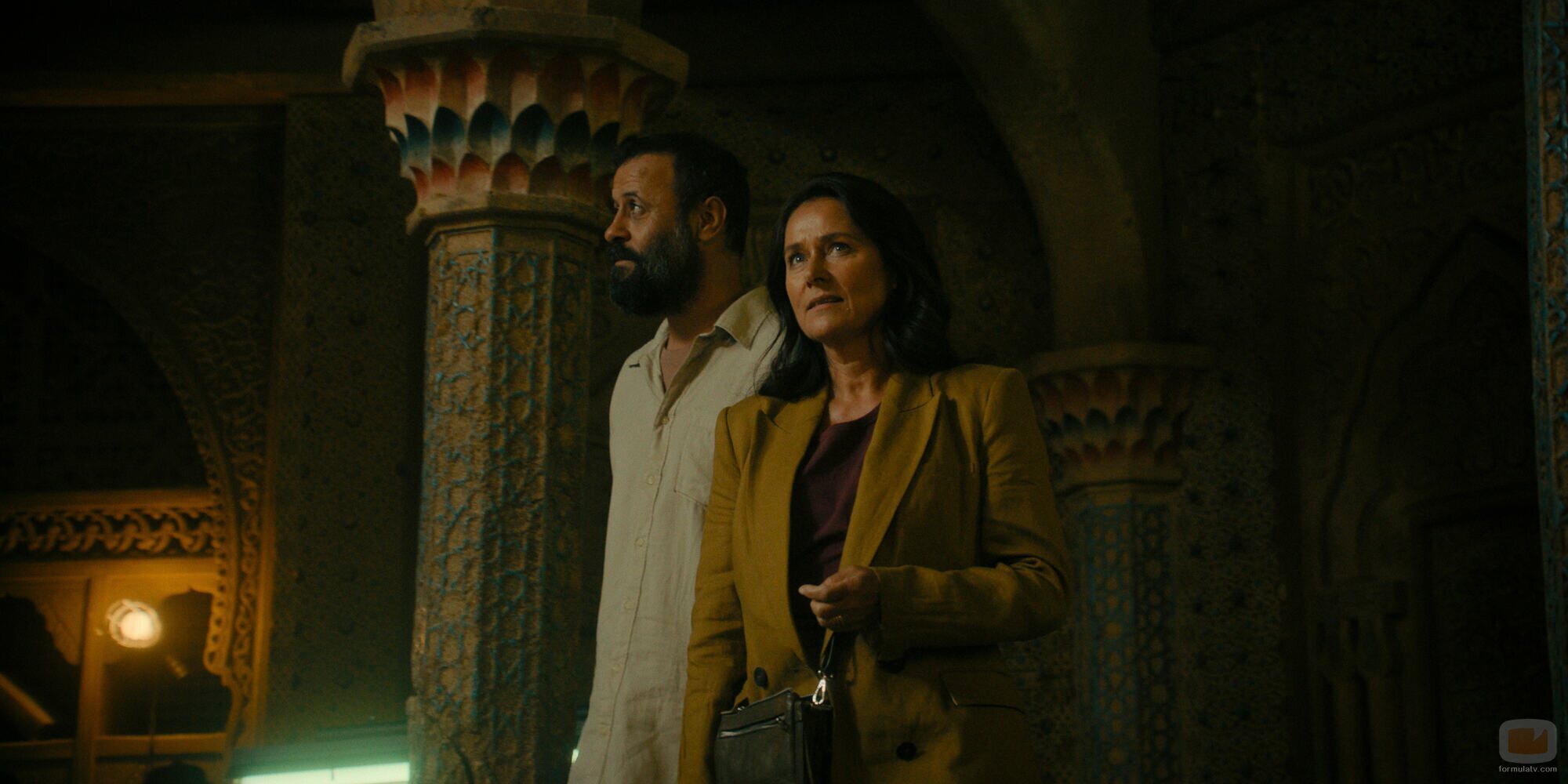 Sidse Babett Knudsen y Ali Suliman en Capítulo 4 titulado 'El Kaplar' de 'Prime Target'
