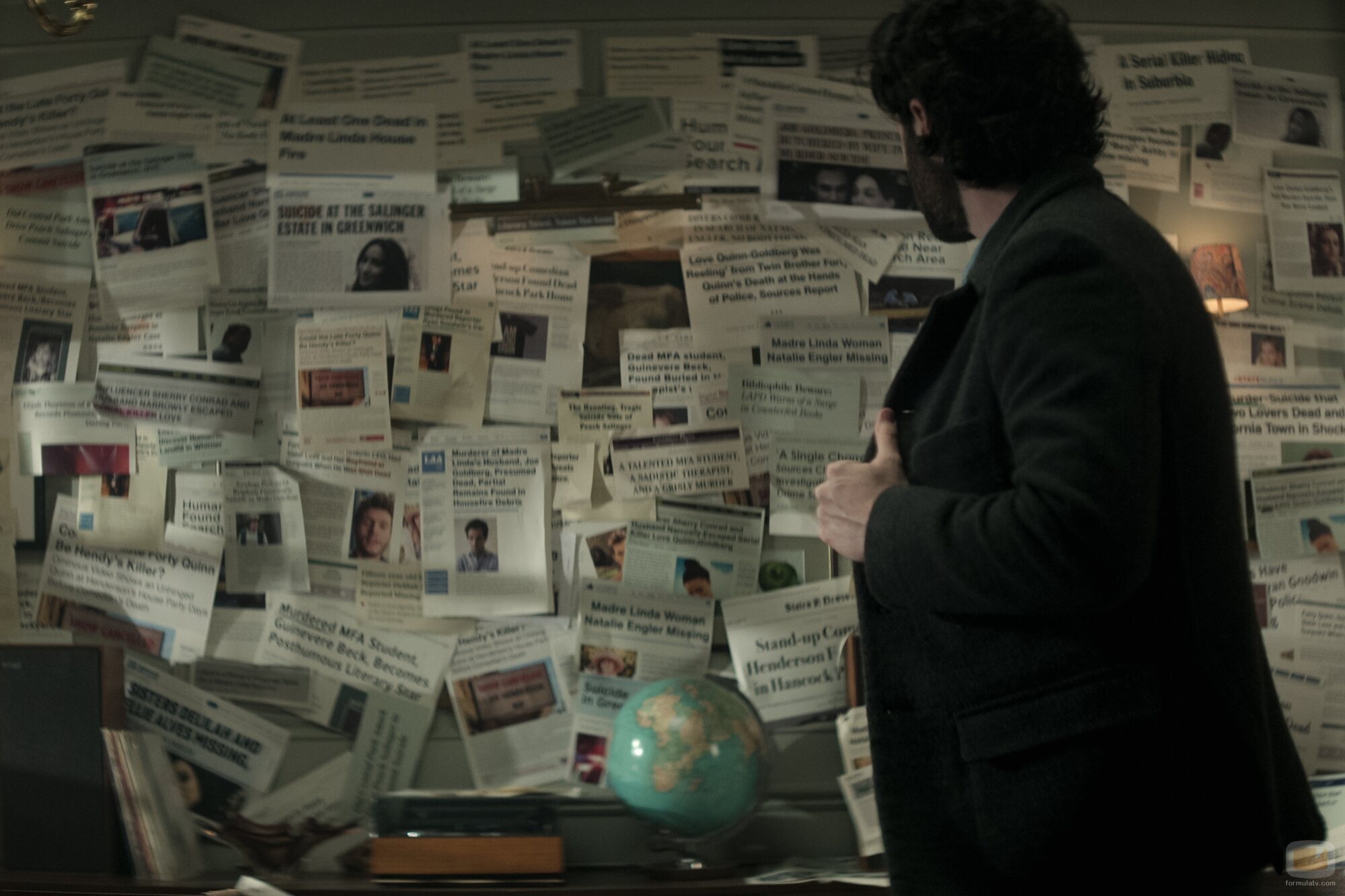 Escena de Penn Badgley en la temporada 4 y el capítulo 02 de 'You'