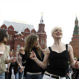 Soraya en el centro de Moscú