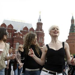 Soraya en el centro de Moscú