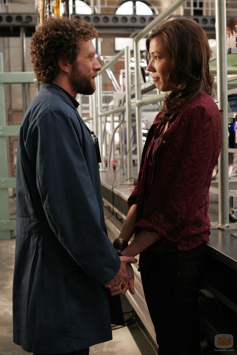TJ Thyne y Michaela Conlin