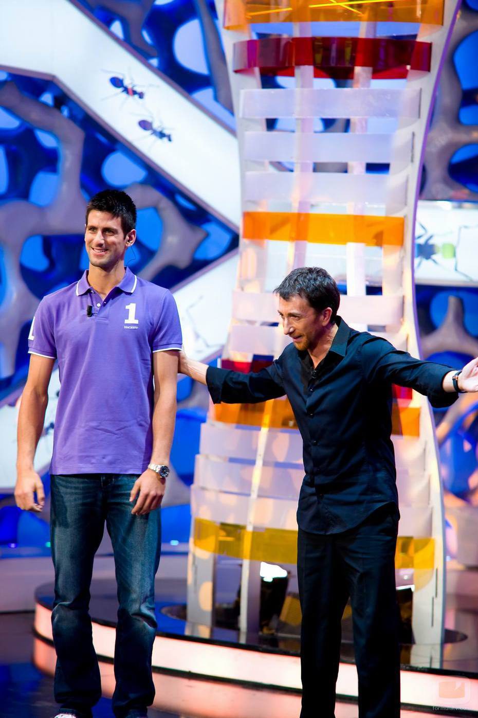 Novak Djokovic y Pablo Motos