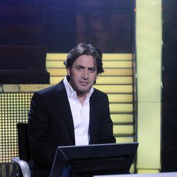 Antonio Garrido en el plató de '¿Quién quiere ser millonario?'