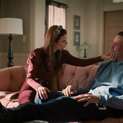 Justin Bruening y JoAnna García en el 4x07 de 'Sweet Magnolias'