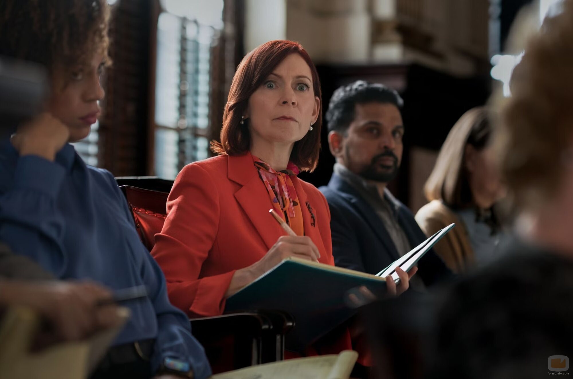 Escena de Carrie Preston en Capítulo 7 titulado 'Una mujer enfadada' de 'Elsbeth'