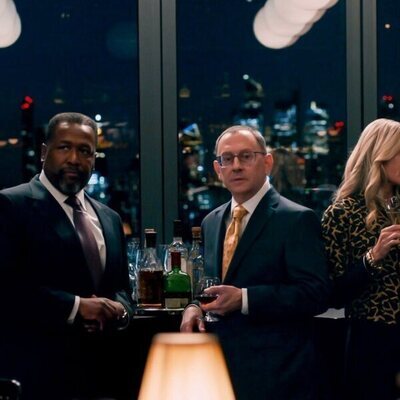 Michael Emerson y Wendell Pierce en Capítulo 8 titulado 'Fatigas y problemas' de 'Elsbeth'