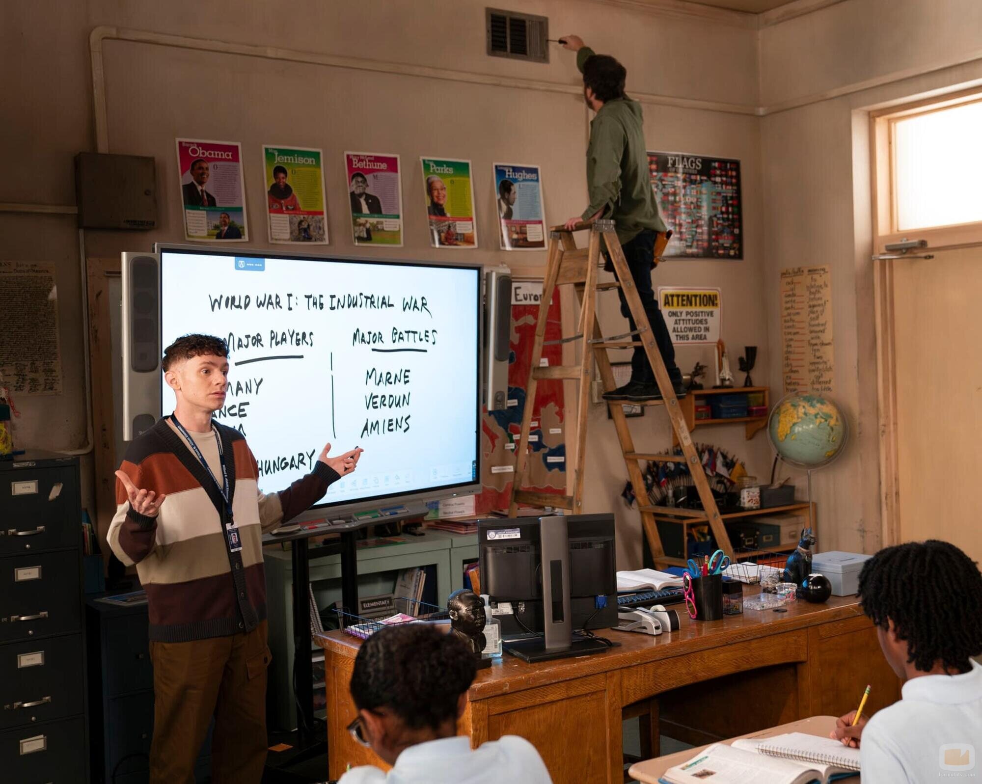 Chris Perfetti en el 4x09 de 'Abbott Elementary'