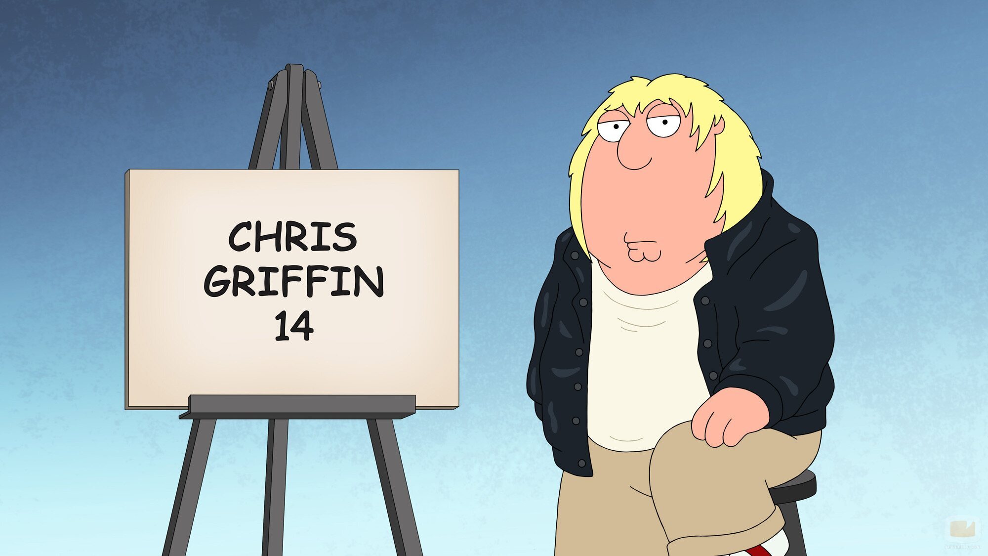 19x16 titulado '¿De quién es Brian?' de 'Padre de familia'