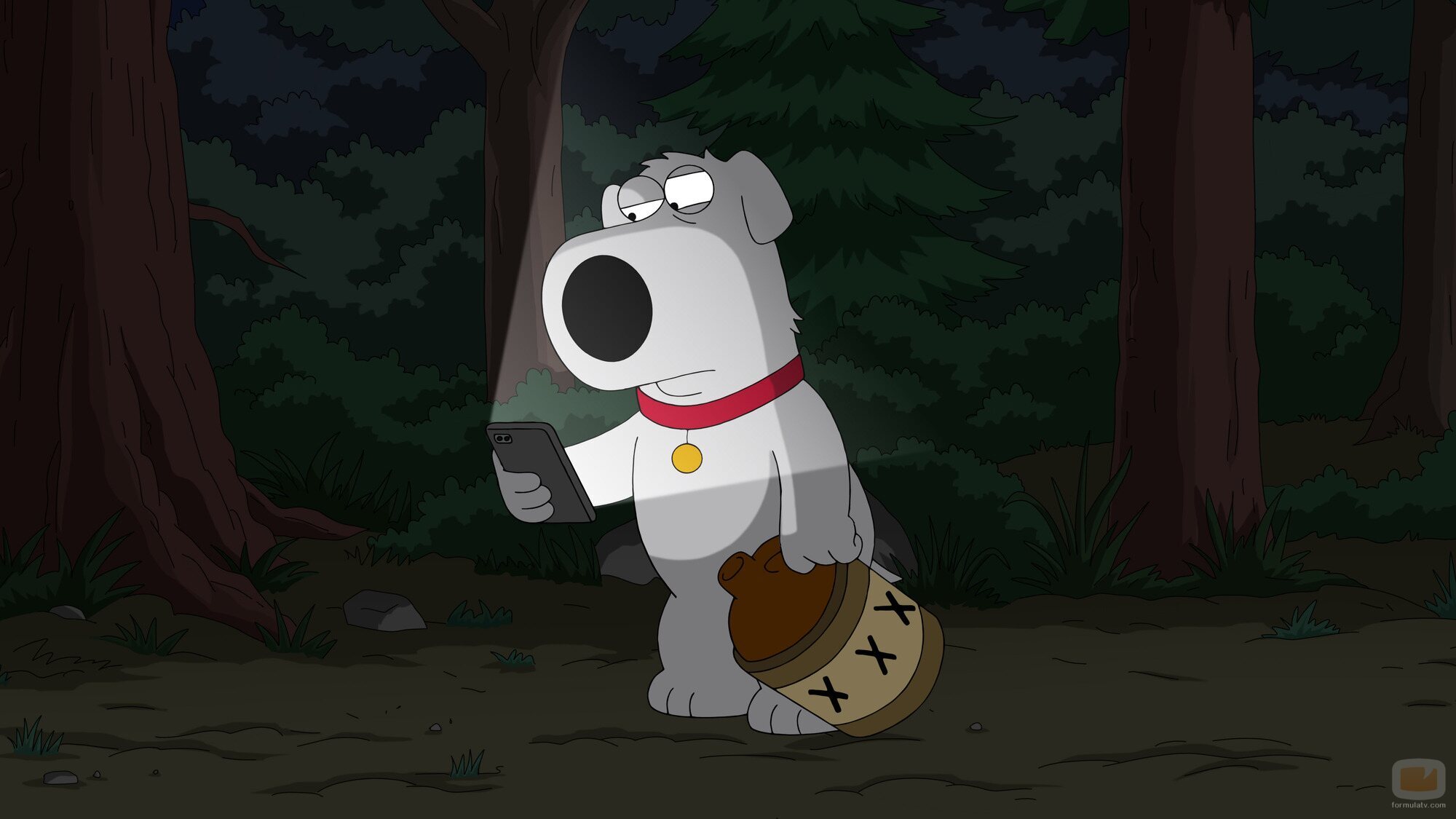 19x16 '¿De quién es Brian?' de 'Padre de familia'