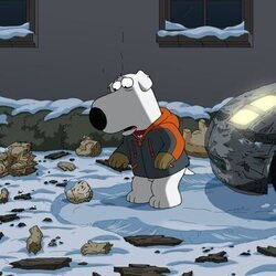 Still de 'Delincuencia navideña' de 'Family Guy'