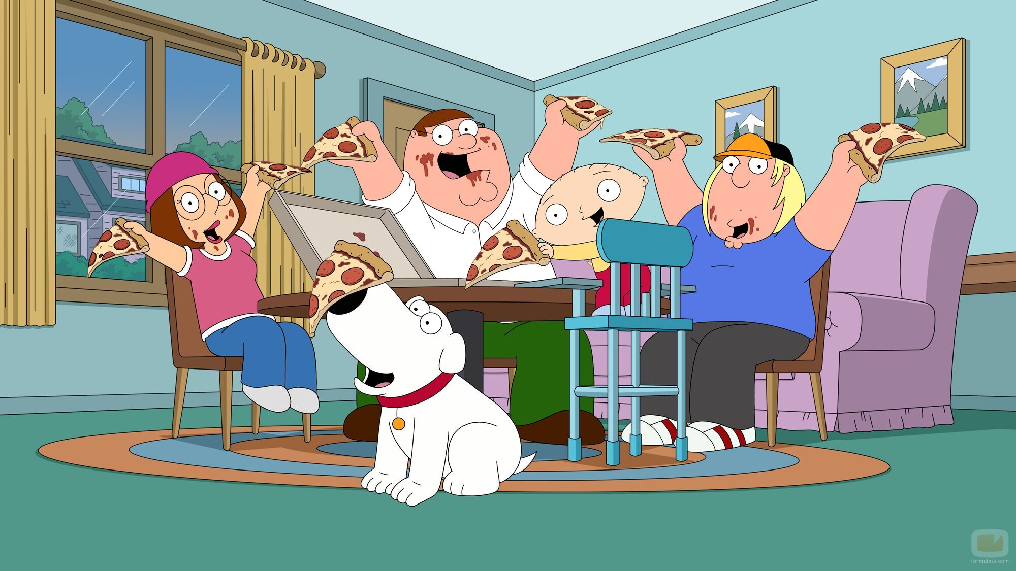 Escena de Capítulo 12 titulado 'El aprieto de Lois y Quagmire' de 'Padre de familia'
