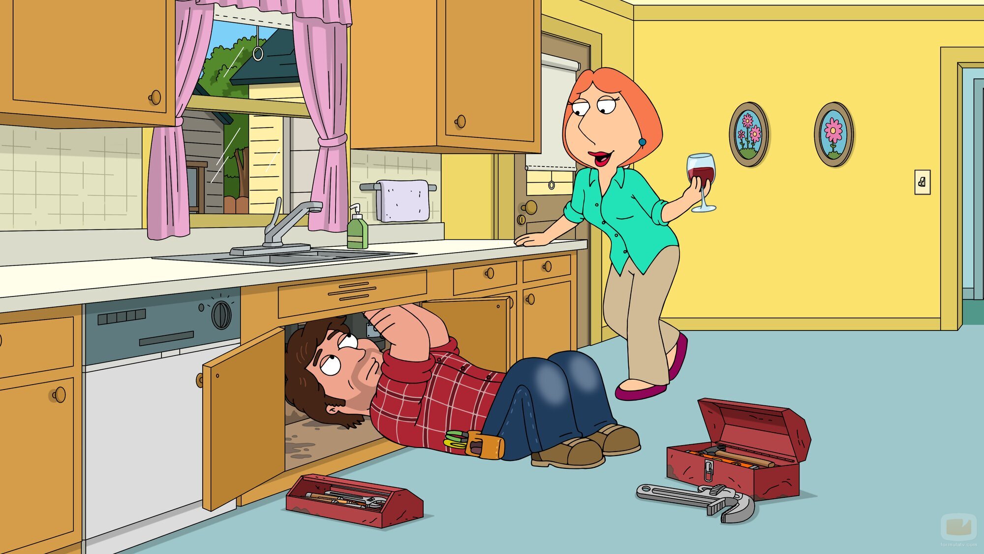 Imagen de '¿Conque tu novia?' de 'Family Guy'