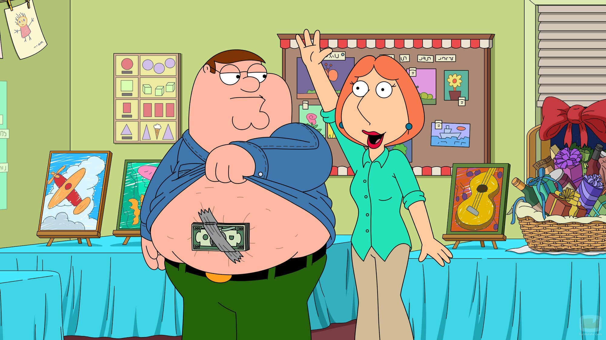 Capítulo 7 titulado 'El viajecito de Stewie' de 'Padre de familia'