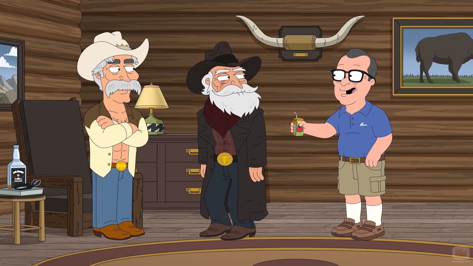 Escena de 21x12 'Old West' de 'Padre de familia'