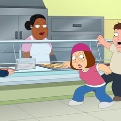 Escena de 'Meg no sabe meterla' de 'Family Guy'
