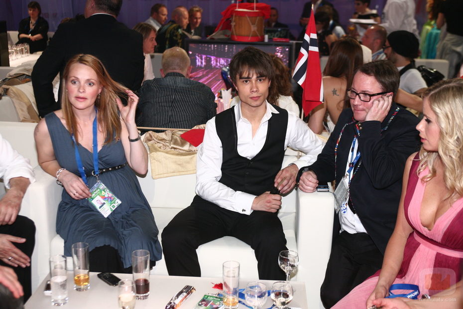 Alexander Rybak en la green room