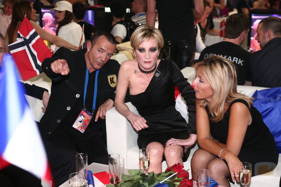 Patricia Kaas en la green room