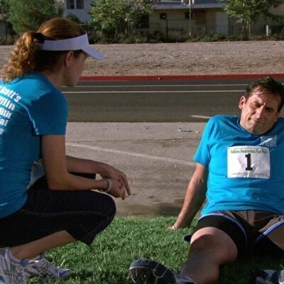 Steve Carell en Capítulo 1 titulado 'Carrera benéfica' de 'The Office'