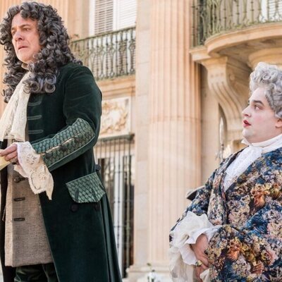 Javier Gutiérrez y Carlos González en el 1x03 de 'La vida breve'