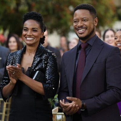 Arjay Smith y Mekia Cox en 'El martillo' de 'The Rookie'
