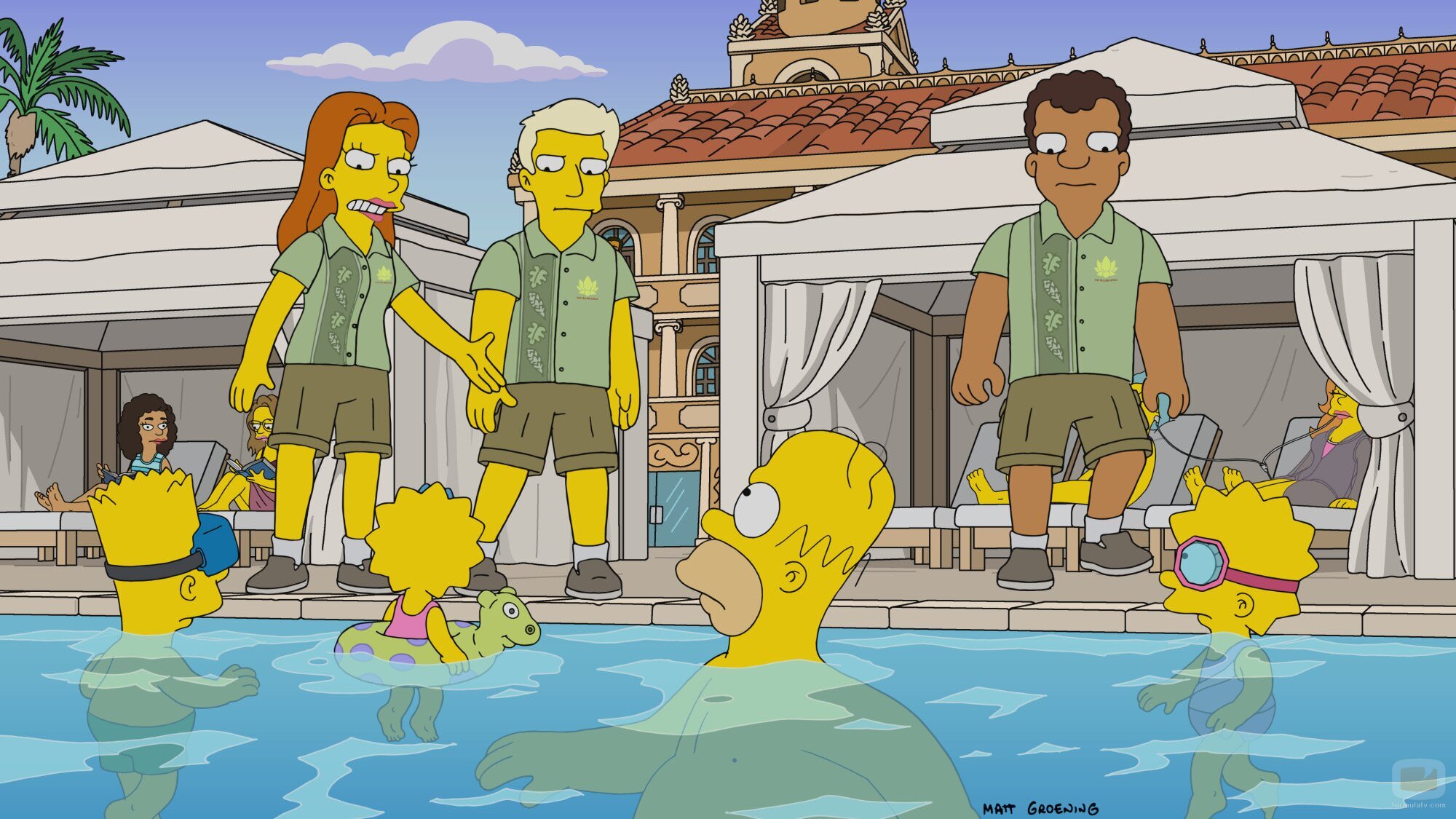 'The Yellow Lotus' de 'Los Simpson'