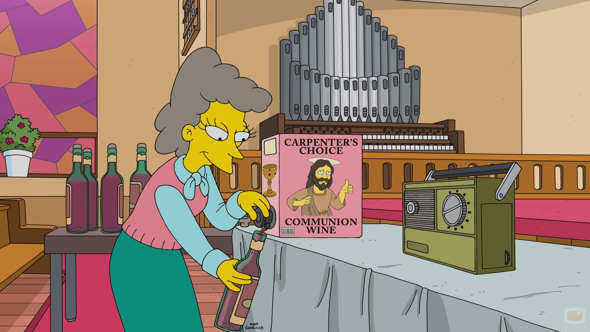 Escena de Capítulo 6 titulado 'Historias de mujeres' de 'Los Simpson'
