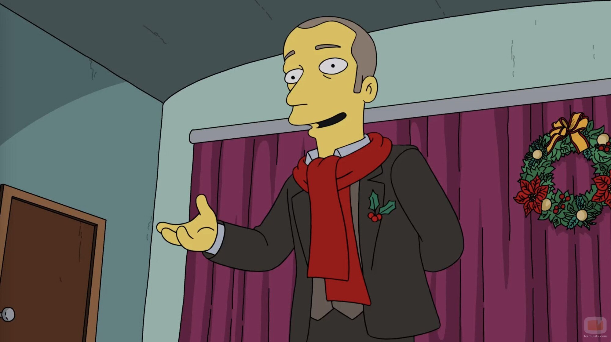 36x10 titulado 'Santa Homer' de 'Los Simpson'