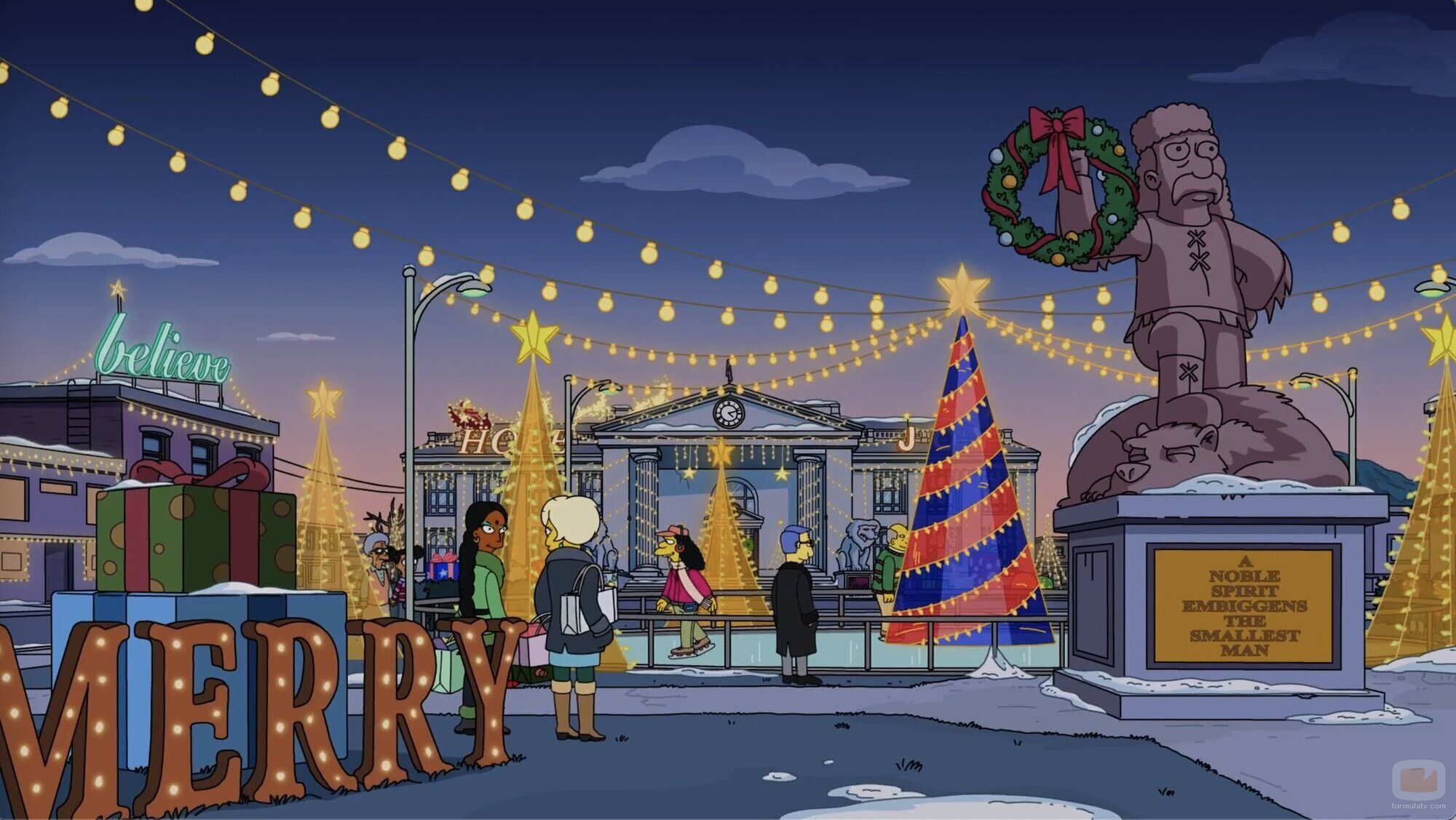 'Santa Homer' de 'The Simpsons'