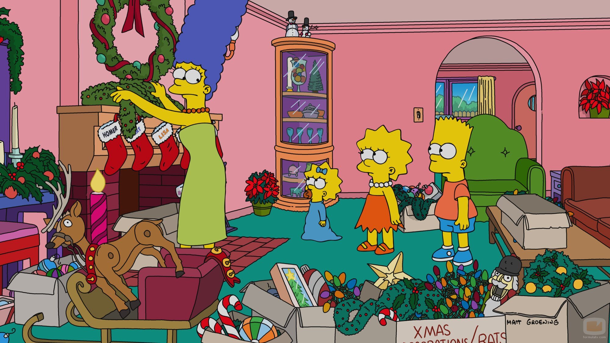 Escena de 'The Man Who Flew Too Much' de 'Los Simpson'