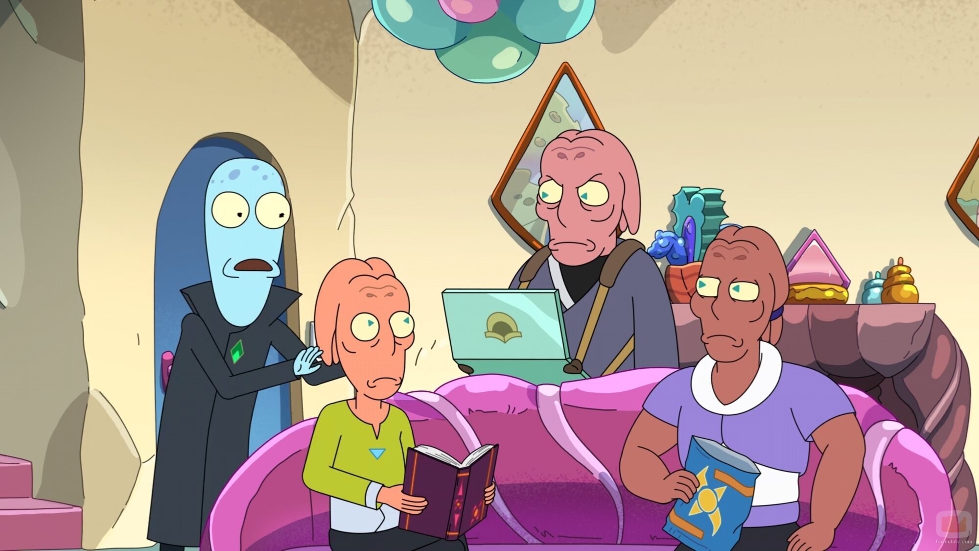 5x01 titulado 'Los cascos para cenar clervixianos' de 'Solar Opposites'