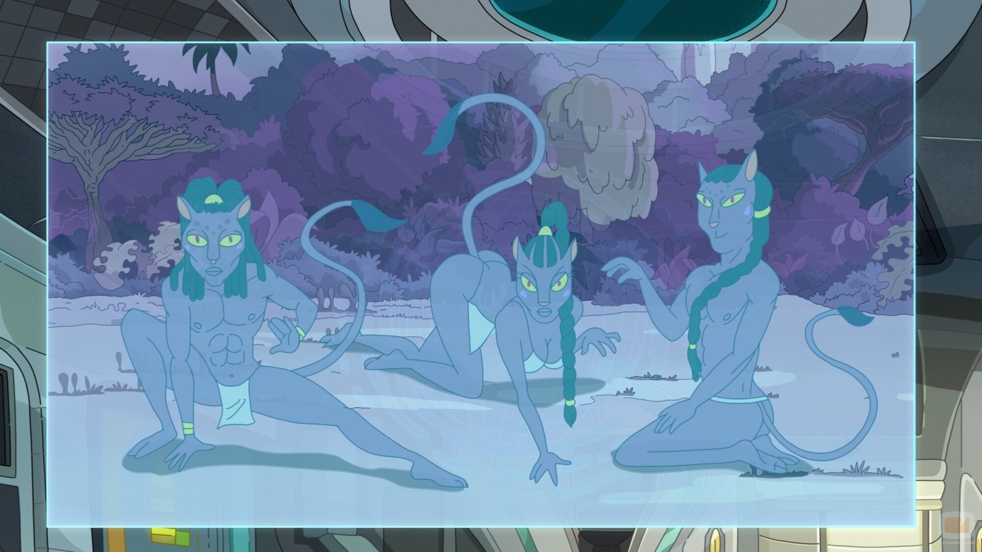 Escena de 5x01 titulado 'Los cascos para cenar clervixianos' de 'Solar Opposites'
