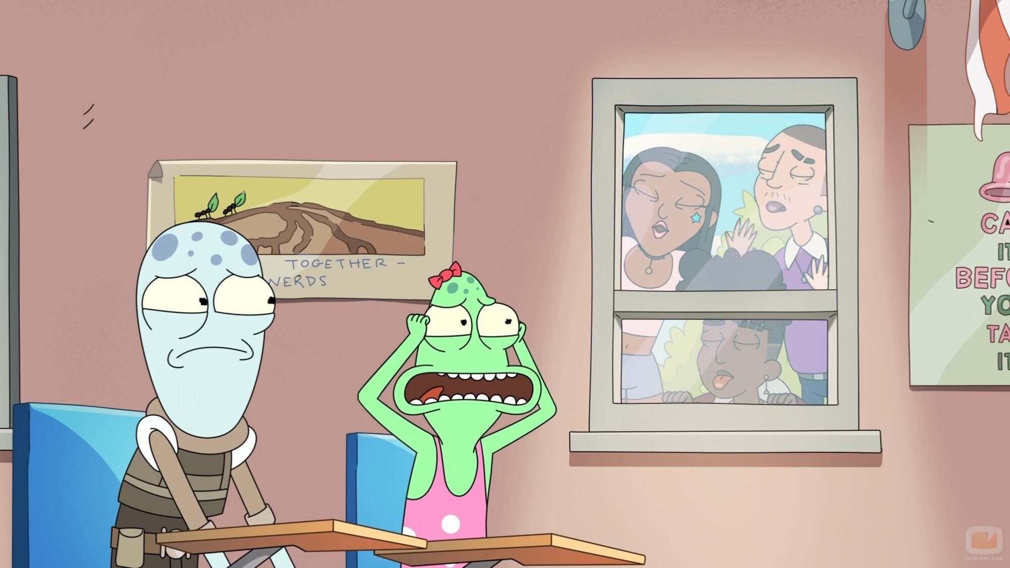 5x02 titulado 'La historia de la luna de miel interminable' de 'Solar Opposites'