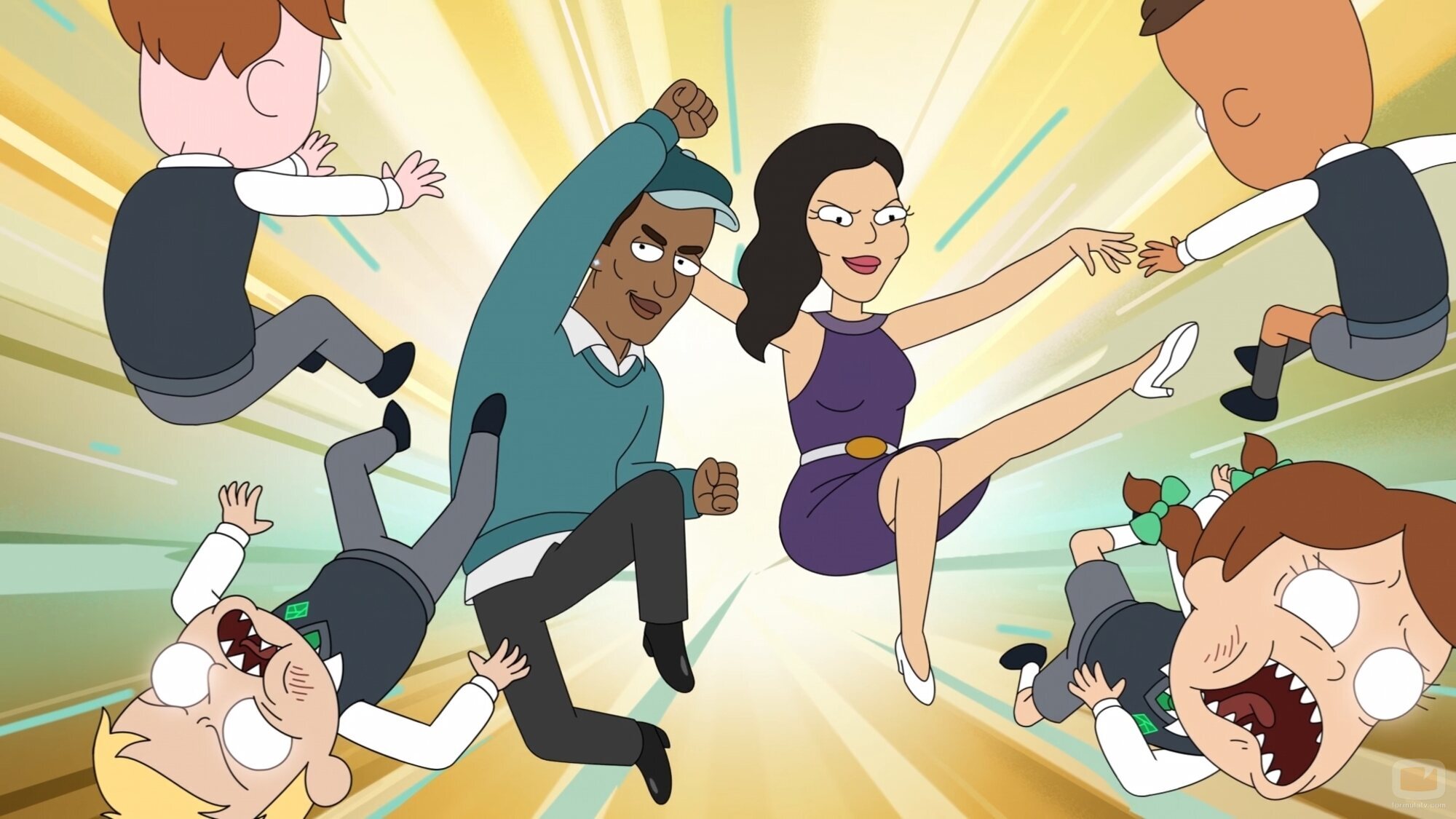 Imagen de 'El rociador educativo' de 'Solar Opposites'