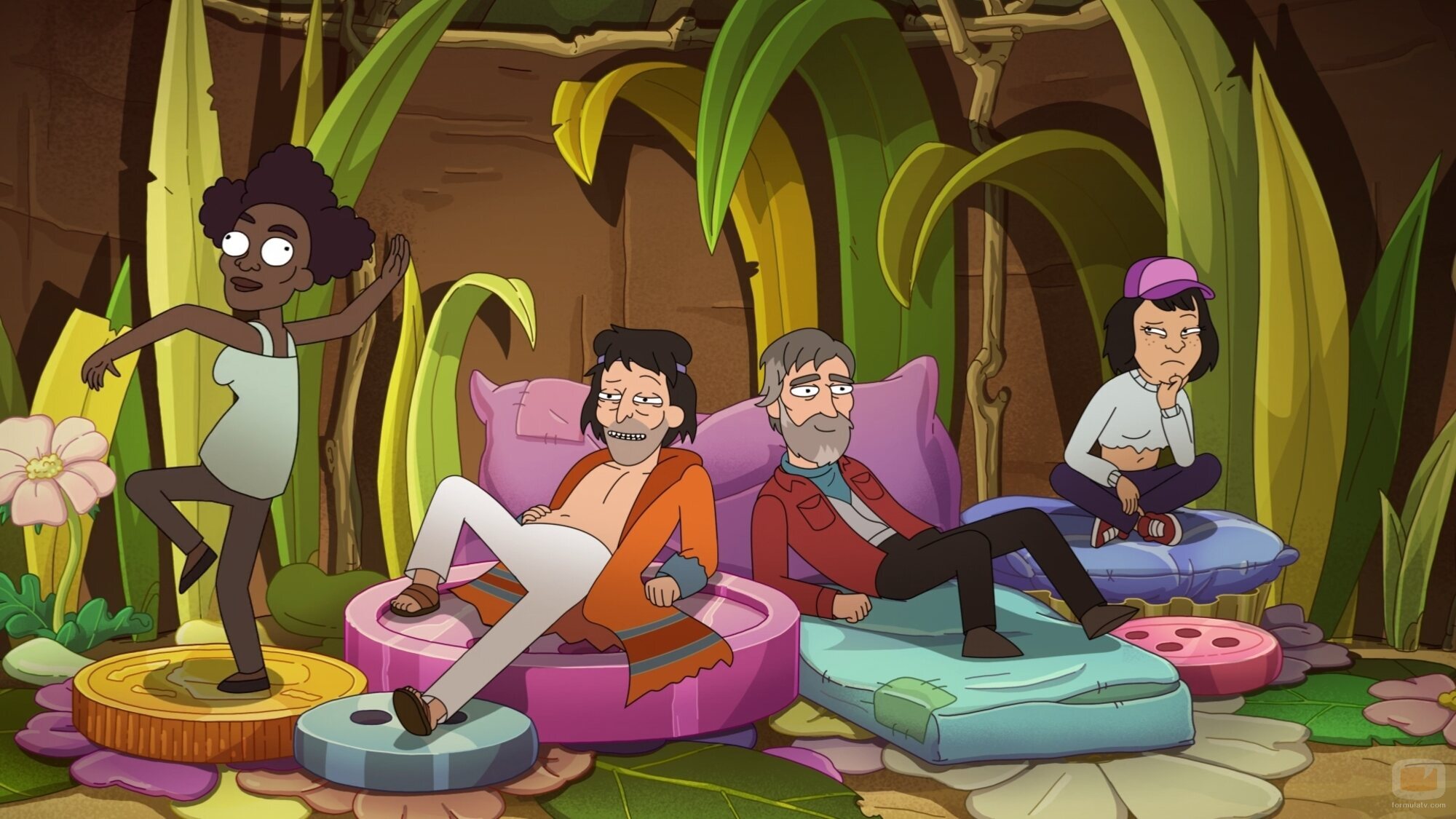 Still de 5x05 titulado 'La isla de los exnovios' de 'Solar Opposites'