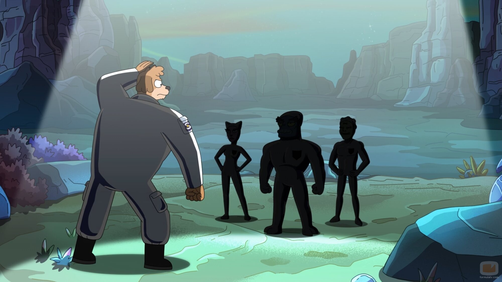 Capítulo 9 titulado 'La batalla de Zab 9' de 'Solar Opposites'