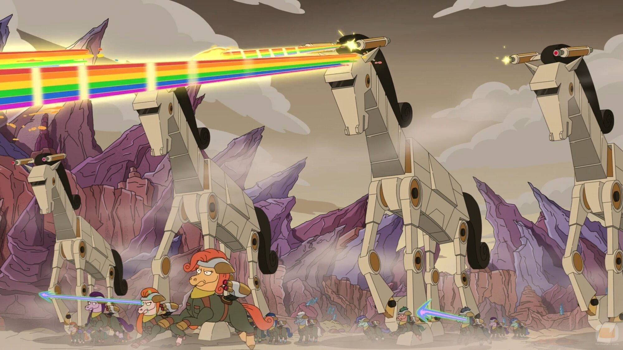 'La batalla de Zab 9' de 'Solar Opposites'