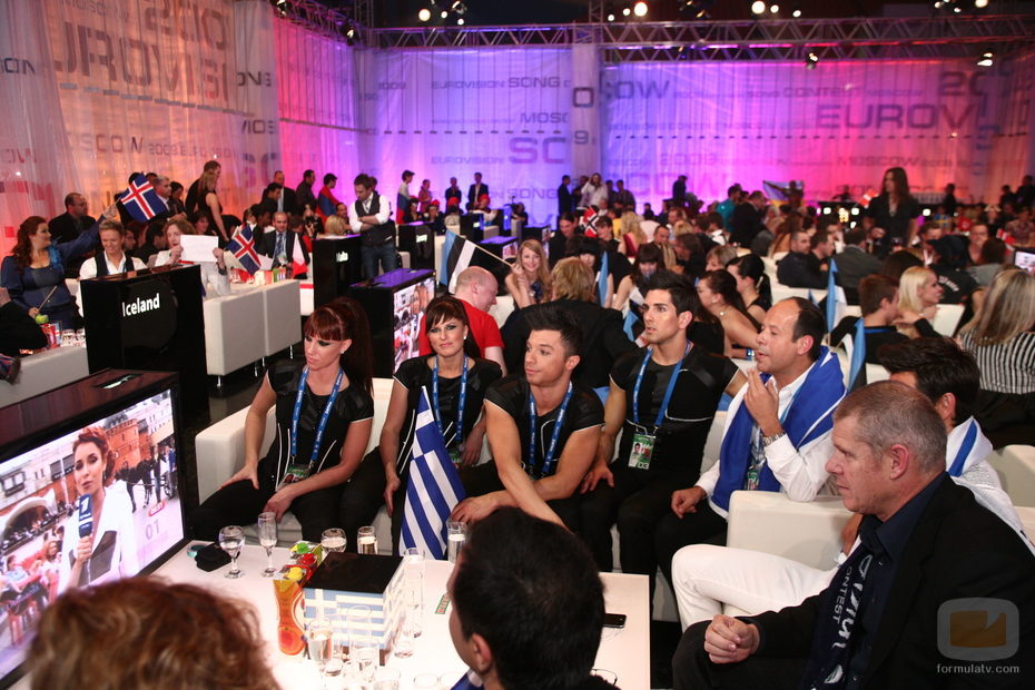 Green room de Eurovisión 2009