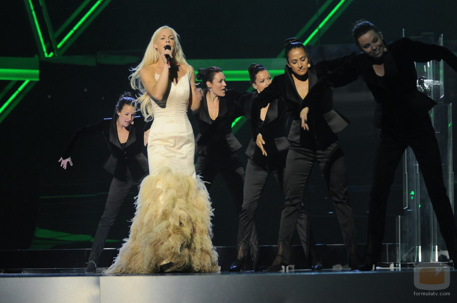 Malena Ernman, de Suecia, en Eurovisión