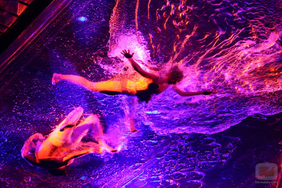 La piscina de Le cirque du soleil en Eurovisión
