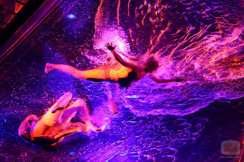 La piscina de Le cirque du soleil en Eurovisión