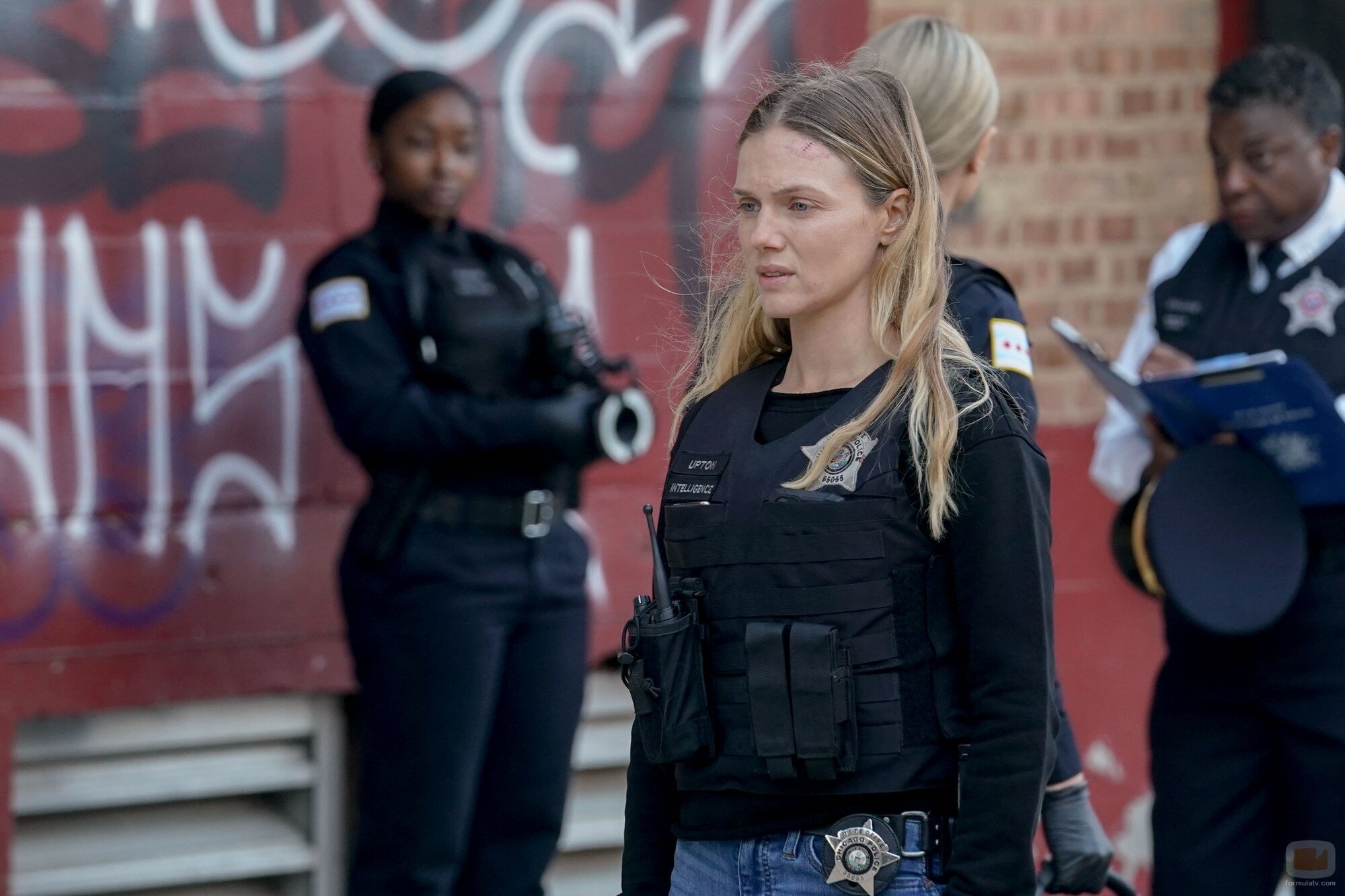 Tracy Spiridakos en el 10x05 de 'Chicago P.D.'