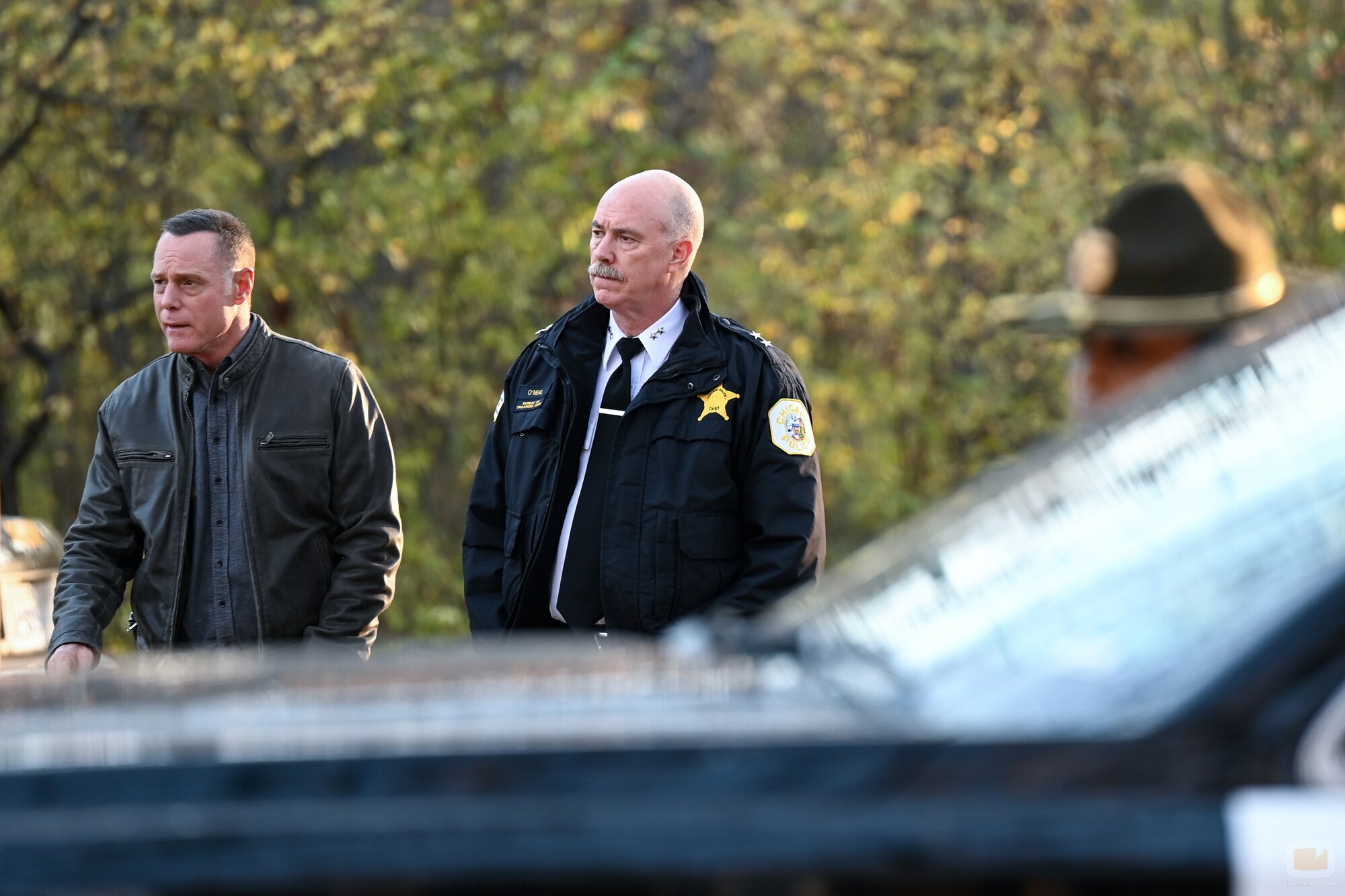 Michael Gaston y Jason Beghe en Capítulo 9 titulado 'Prueba de carga' de 'Chicago P.D.'